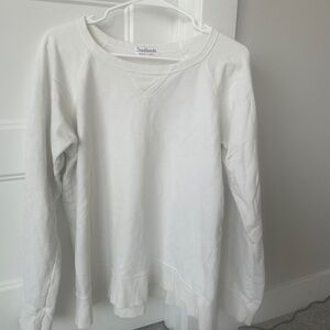 Super Cute Tradlands White Sweatshirt